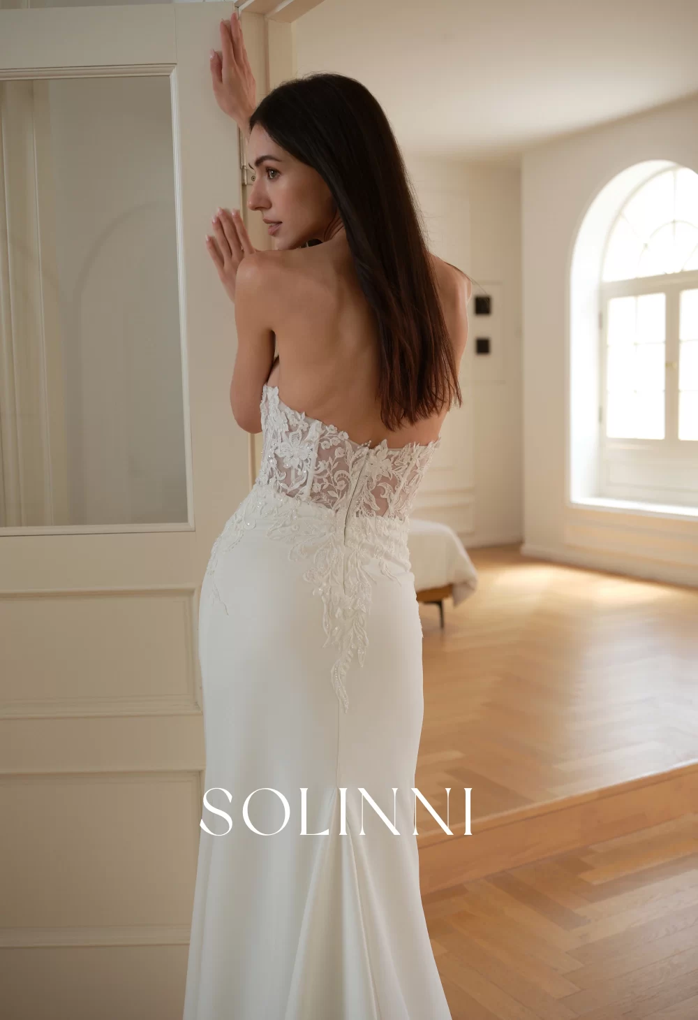 SOLINNI-Lyra-Crepe-Wedding-Dress-Lace-Waist-30375