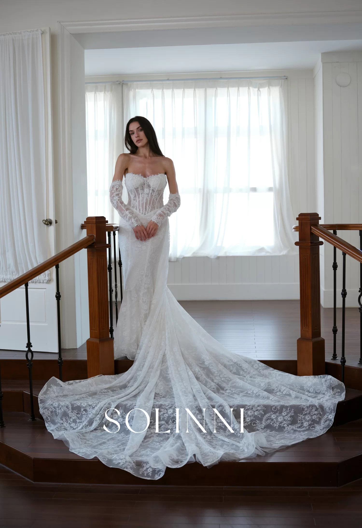 Valoria – Beaded Lace Wedding Dress and 3-in-1 Styling