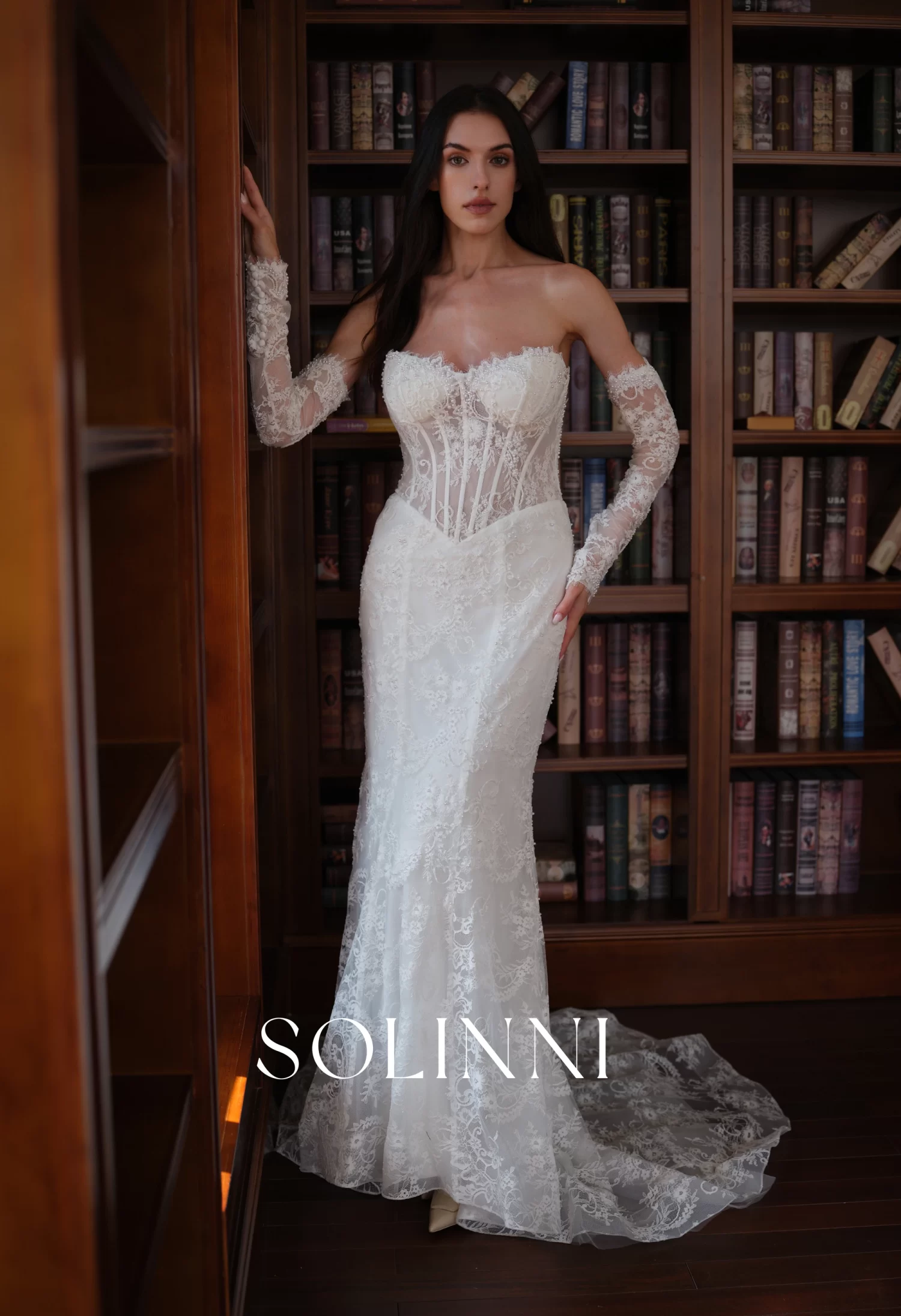 Valoria – Beaded Lace Wedding Dress and 3-in-1 Styling