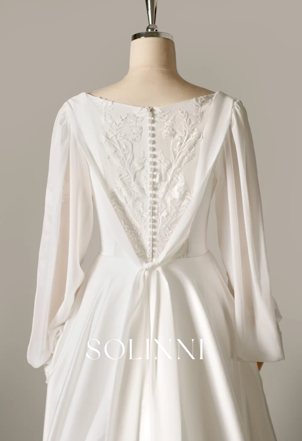 SOLINNI- Long Sleeves with Lace Back Satin Ball Gown-3044-3_W_2000px