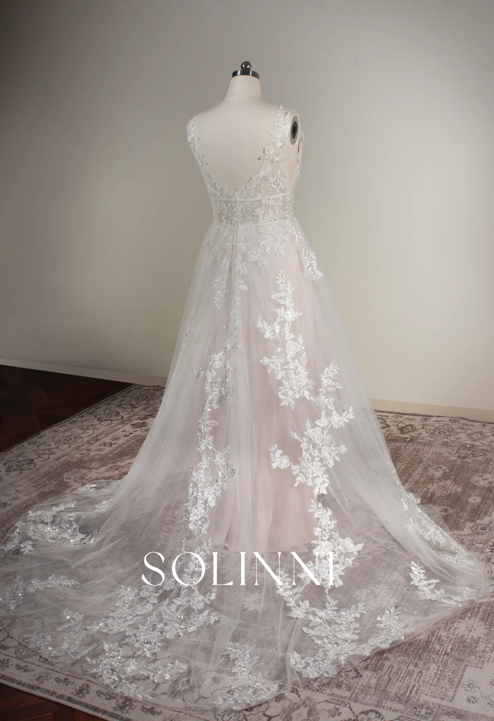 SOLINNI-Solis-floral-sequin-lace-blush-V-neck-3052-6